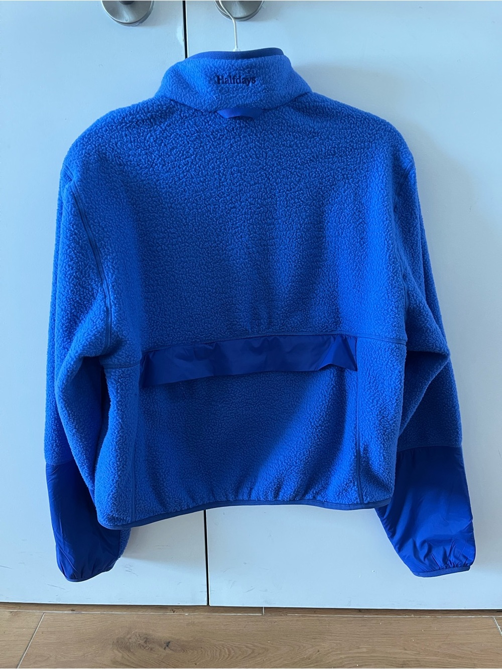 Halfdays Chappelle Fleece Jacket in Sapphire - Picture 2 of 4
